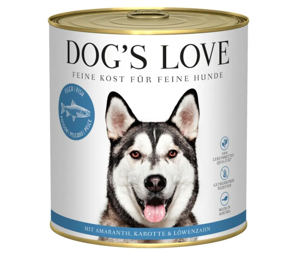 DOG'S LOVE Nassfutter Hund > Nassfutter für Hunde Adult, 6 x 800 g