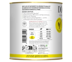 DOG'S LOVE Nassfutter Hund > Nassfutter für Hunde Adult, 6 x 800 g