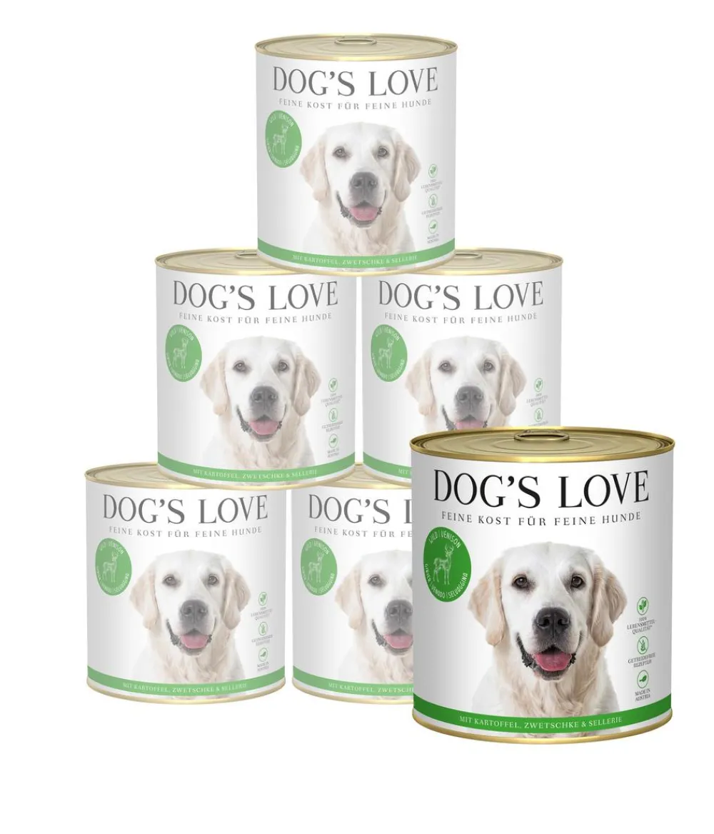 DOG'S LOVE Nassfutter Hund > Nassfutter für Hunde Adult, 6 x 800 g