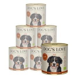 DOG'S LOVE Nassfutter Hund > Nassfutter für Hunde Bio, 6 x 800 g