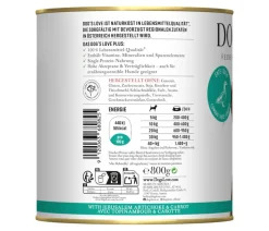 DOG'S LOVE Nassfutter Hund - Nassfutter für Hunde Adult, 6 x 800 g