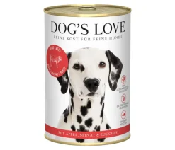 DOG'S LOVE Nassfutter Hund - Nassfutter für Hunde Bio, 6 x 400 g