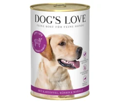 DOG'S LOVE Nassfutter Hund - Nassfutter für Hunde Adult, 6 x 400 g