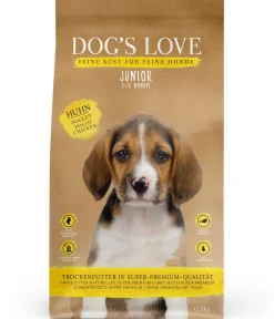 DOG'S LOVE Trockenfutter für Hunde Junior Hot