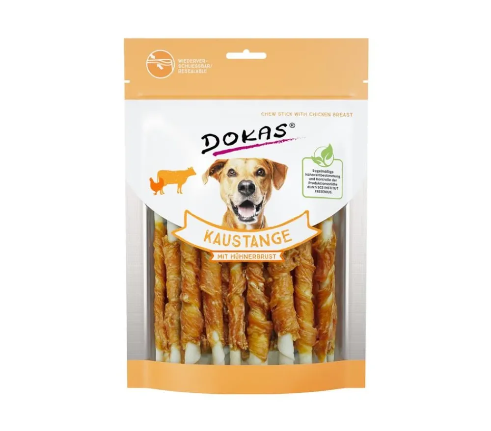Dokas Hundesnack Kaustange mit Hühnerbrust, 200 g Best