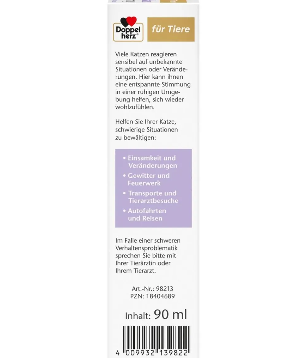 Doppelherz Relaxspray für Katzen, 90 ml Discount