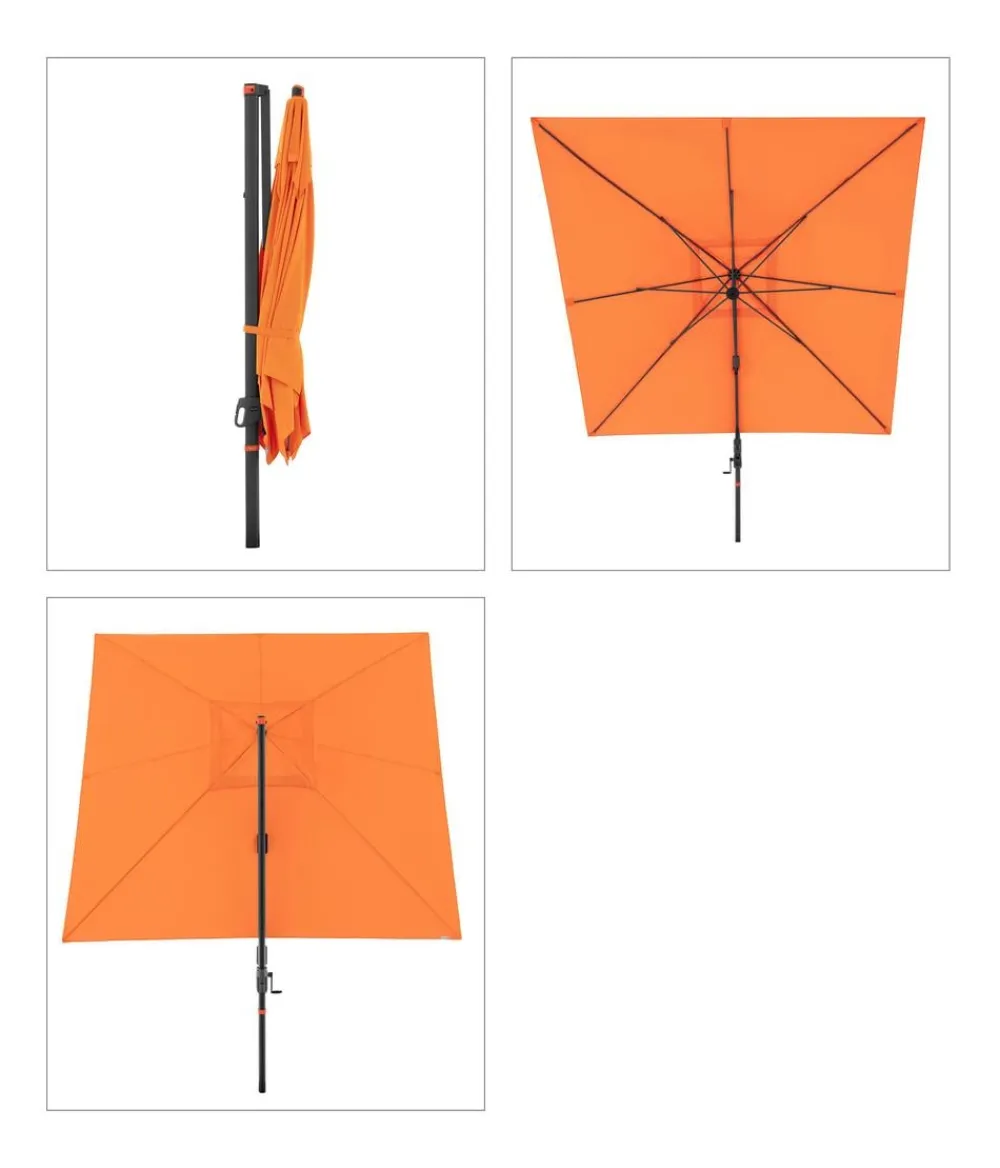 Doppler Sonnenschirme > Ampelschirm myZone AX, quadratisch, ca. B280/T280 cm