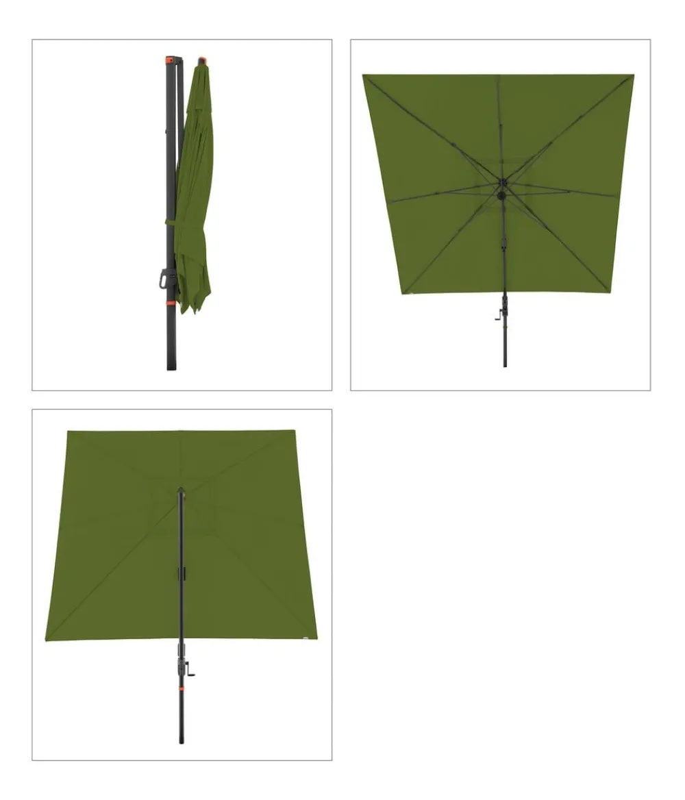 Doppler Ampelschirm myZone AX, quadratisch, ca. B280/T280 cm Hellgrün Online