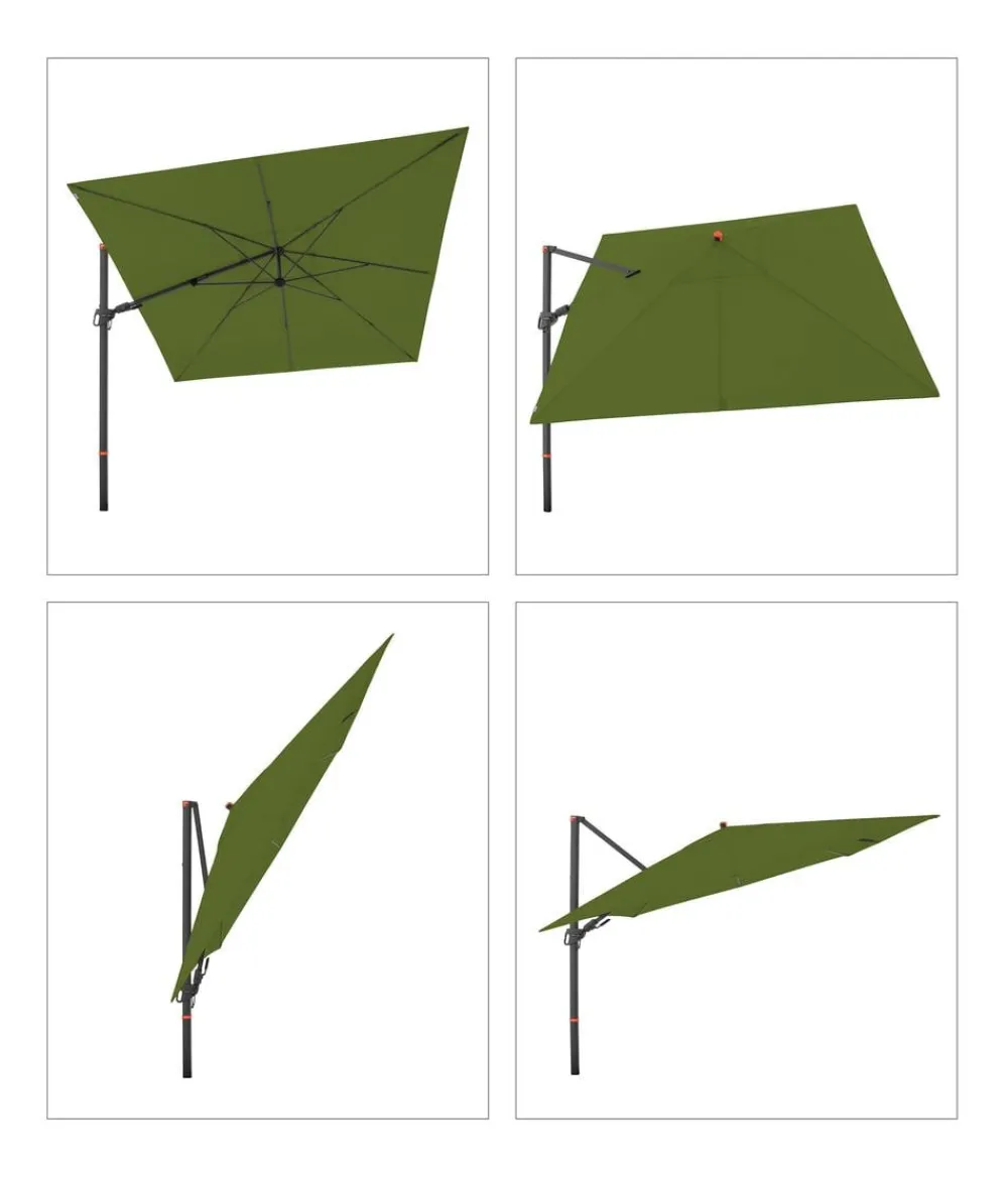 Doppler Ampelschirm myZone AX, quadratisch, ca. B280/T280 cm Hellgrün Online