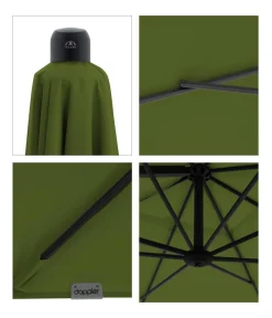Doppler Ampelschirm myZone AX, quadratisch, ca. B210/T210 cm Hellgrün