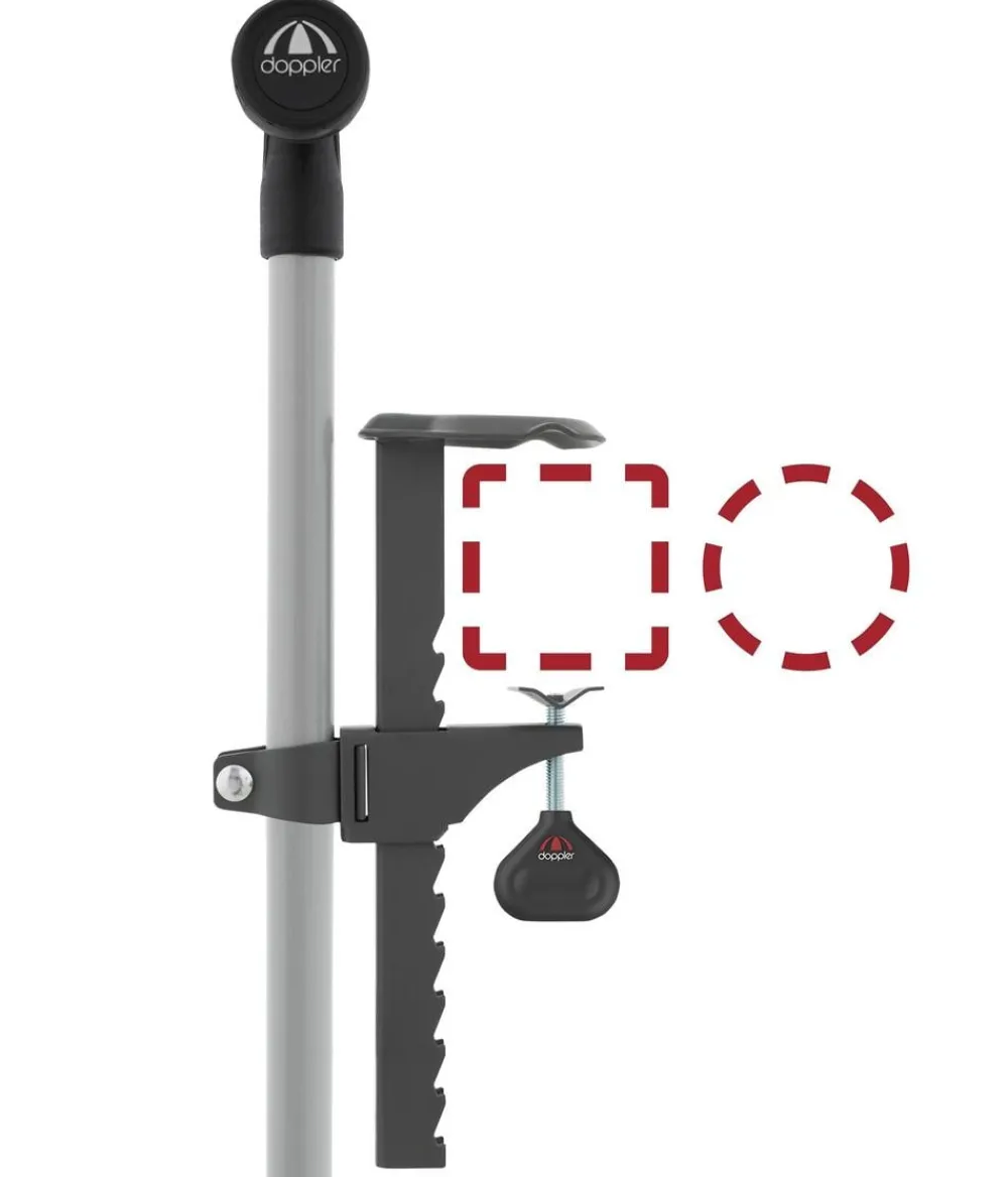 Doppler Balkonklammer Universal Anthrazit New
