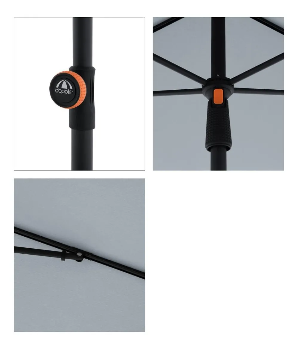 Doppler Sonnenschirme > Balkonschirm myZone, rechteckig, ca. B190/T125 cm