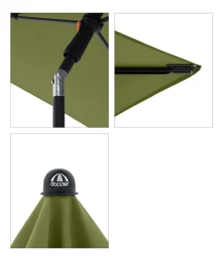 Doppler Balkonschirm myZone, rechteckig, ca. B190/T125 cm Grün Sale