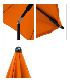 Doppler Sonnenschirme - Balkonschirm myZone, rund, ca. Ø200 cm Orange