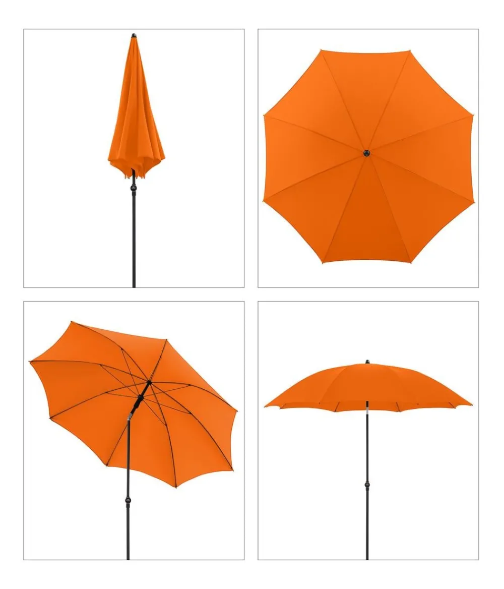 Doppler Sonnenschirme - Balkonschirm myZone, rund, ca. Ø200 cm Orange