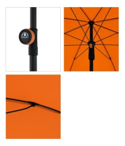 Doppler Sonnenschirme - Balkonschirm myZone, rund, ca. Ø200 cm Orange