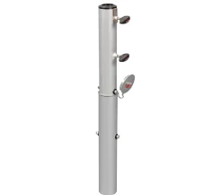 Doppler Bodenhülse für Sonnenschirme Ø 32 - 60 mm Silber Discount