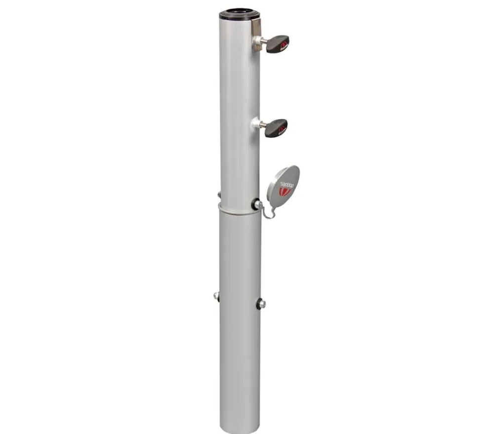 Doppler Bodenhülse für Sonnenschirme Ø 32 - 60 mm Silber Discount