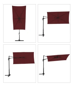 Doppler Sonnenschirme > Pendelschirm Active Green Edition City, rechteckig, ca. B245/H235/T135 cm