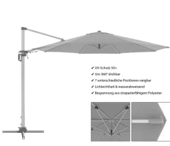 Doppler Sonnenschirme > Pendelschirm Active, rund, ca. Ø370 cm
