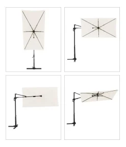 Doppler Pendelschirm Active Green Edition City, rechteckig, ca. B245/H235/T135 cm Natur New