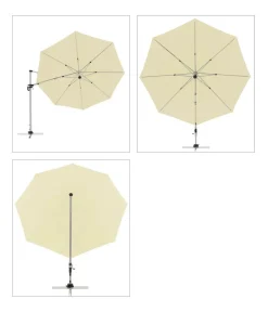 Doppler Pendelschirm Active, rund, ca. Ø370 cm Creme