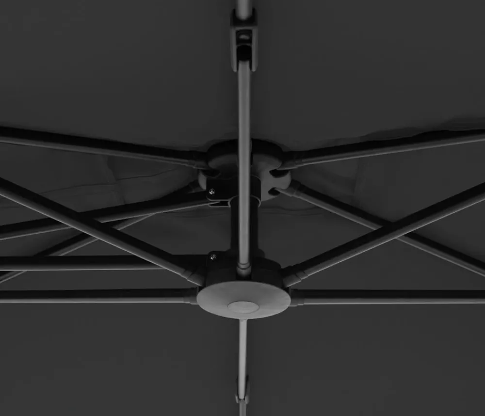 Doppler Sonnenschirme - Pendelschirm Active Green Edition City, rechteckig, ca. B245/H235/T135 cm Anthrazit