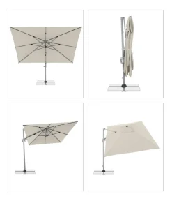 Doppler Sonnenschirme - Pendelschirm Active NeoSide, rechteckig, ca. B350/T260 cm Natur