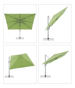 Doppler Sonnenschirme - Pendelschirm Active NeoSide, rechteckig, ca. B350/T260 cm Grün