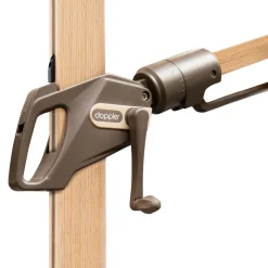 Doppler Pendelschirm Aluwood, rechteckig, ca. B300/T220 cm Taupe