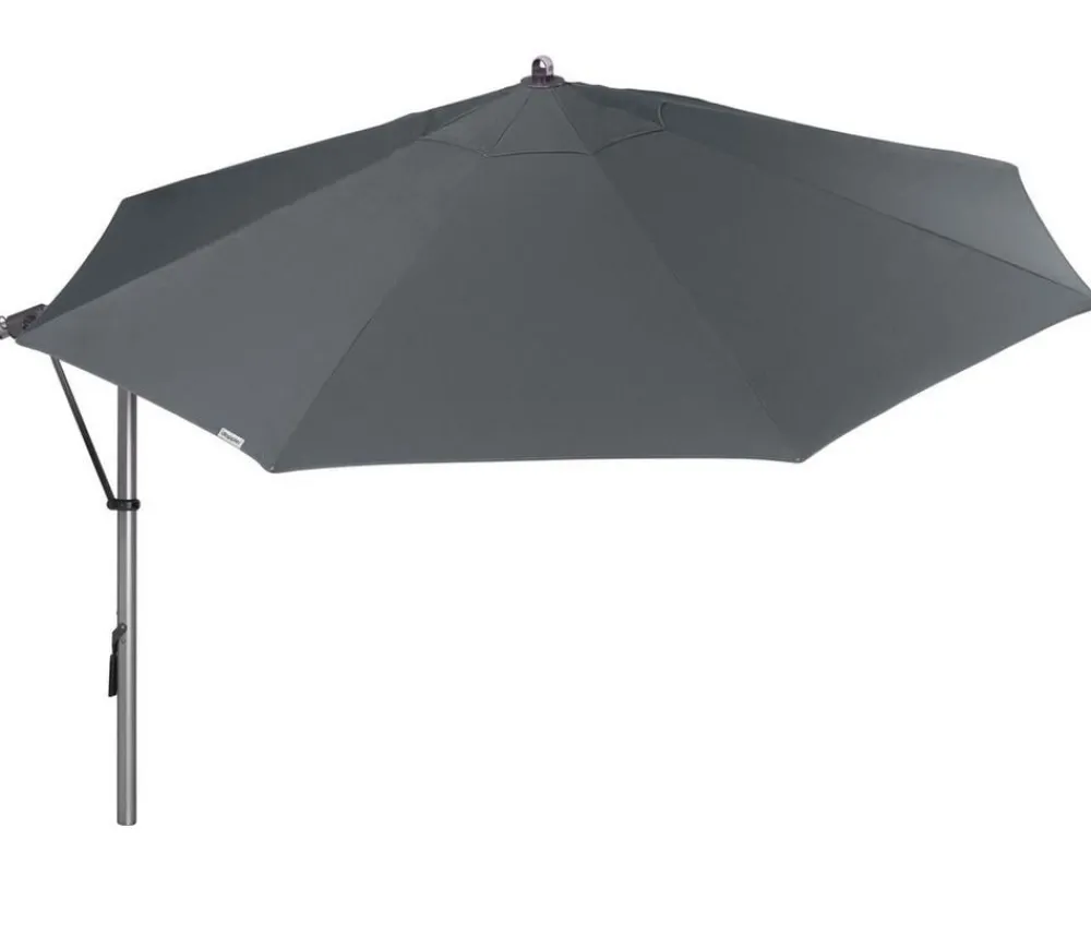 Doppler Sonnenschirme - Pendelschirm Expert, rund, ca. Ø350 cm Dunkelgrau