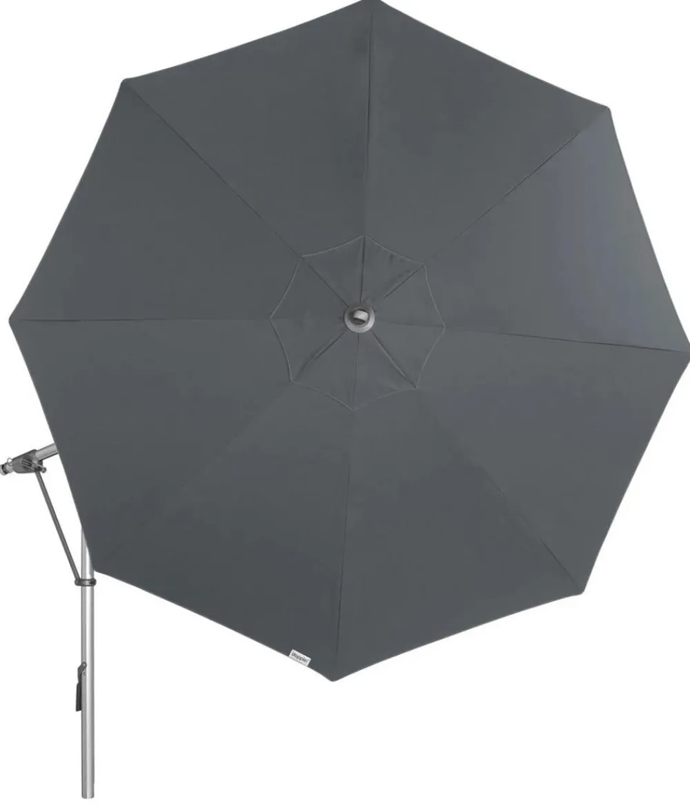 Doppler Sonnenschirme - Pendelschirm Expert, rund, ca. Ø350 cm Dunkelgrau