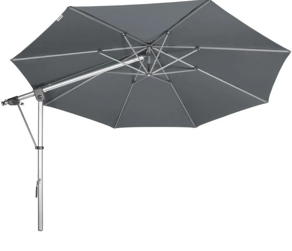 Doppler Sonnenschirme - Pendelschirm Expert, rund, ca. Ø350 cm Dunkelgrau