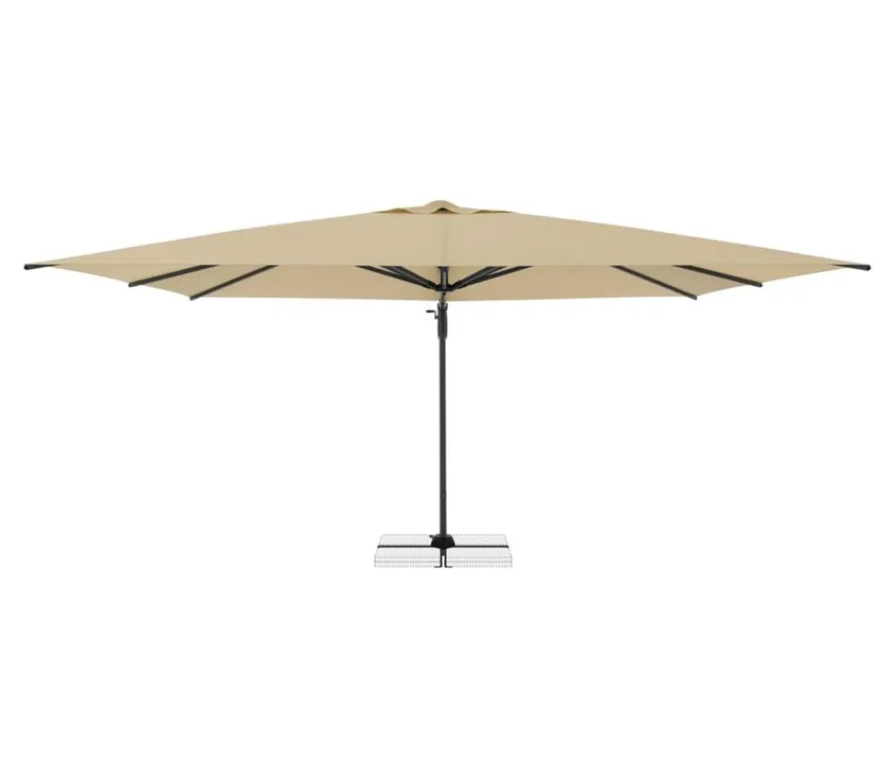 Doppler Pendelschirm Life Side, rund, ca. Ø310 cm Beige Hot