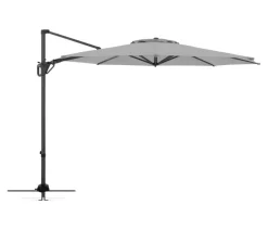 Doppler Sonnenschirme - Pendelschirm Life Side, rund, ca. Ø310 cm Hellgrau