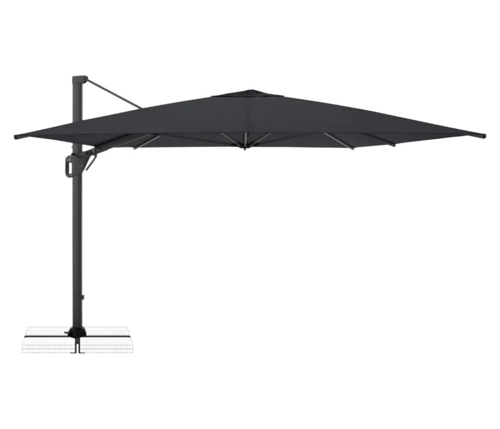 Doppler Sonnenschirme - Pendelschirm Life Side, rund, ca. Ø310 cm Anthrazit