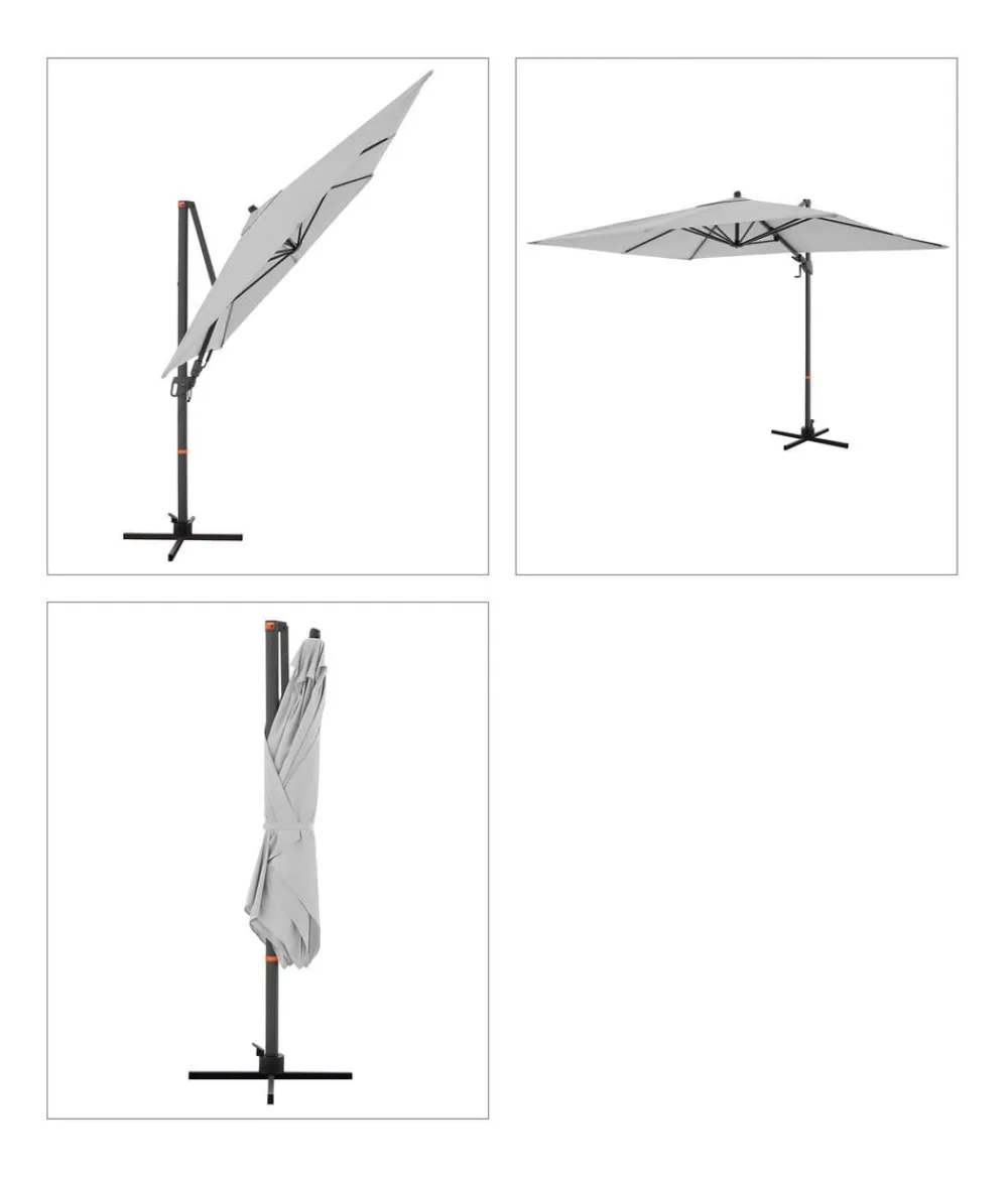 Doppler Sonnenschirme > Pendelschirm myZone AX, rechteckig, ca. B320/T240 cm