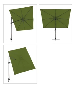Doppler Pendelschirm myZone AX, rechteckig, ca. B320/T240 cm Dunkelgrün Clearance