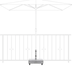 Doppler Schirmständer, 25 kg New