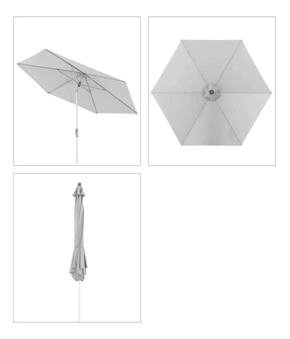 Doppler Sonnenschirme > Sonnenschirm ACT Auto-Tilt, quadratisch, ca. B240/T240 cm
