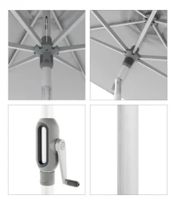Doppler Sonnenschirme > Sonnenschirm ACT Auto-Tilt, quadratisch, ca. B240/T240 cm