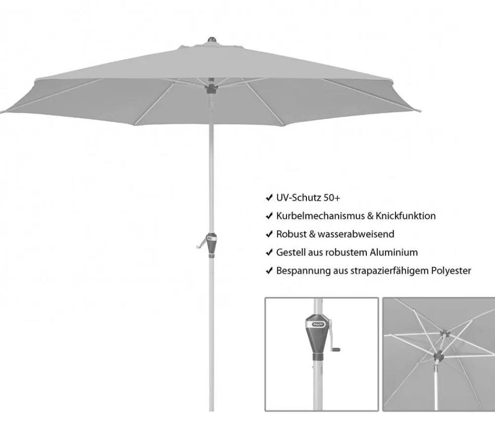 Doppler Sonnenschirme > Sonnenschirm Active Auto Tilt, rund, ca. Ø320 cm
