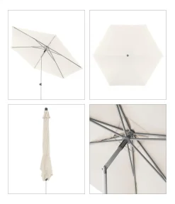 Doppler Sonnenschirm ACT NEO Push up, rund, ca. Ø310 cm Natur Best