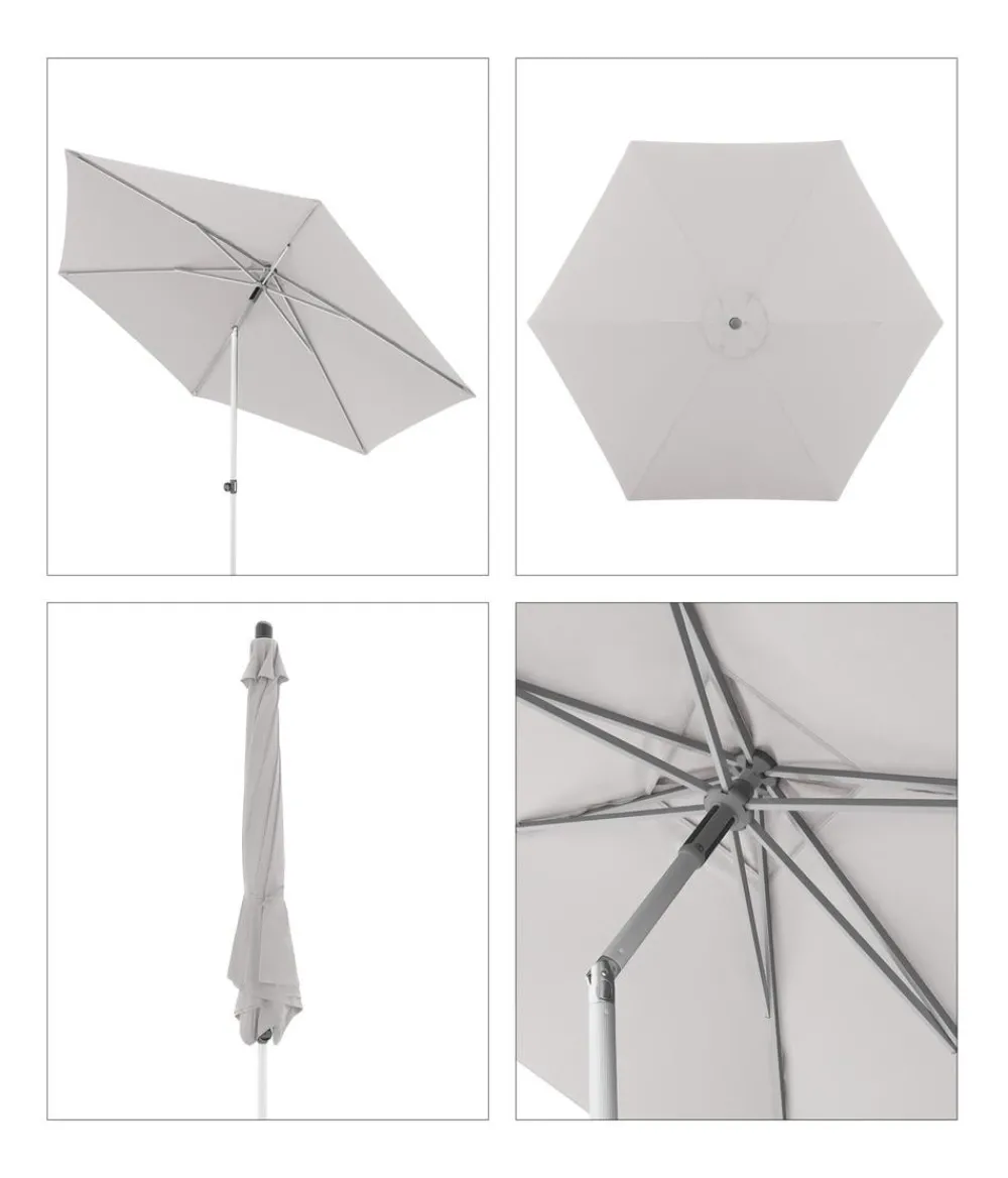Doppler Sonnenschirm ACT NEO Push up, rund, ca. Ø310 cm Anthrazit Best