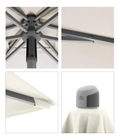 Doppler Sonnenschirm ACT NEO Push Up, rund, ca. Ø270 cm Natur Best