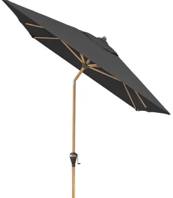 Doppler Sonnenschirm Aluwood Ultra, rechteckig, ca. B300/T200 cm Dunkelgrau Online