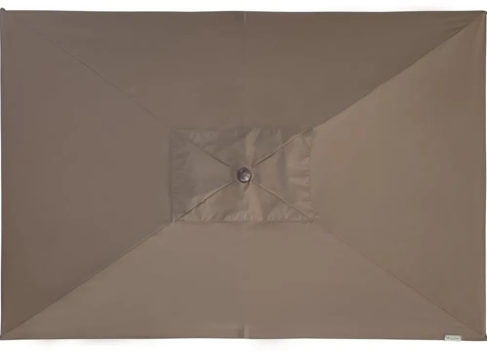 Doppler Sonnenschirme - Sonnenschirm Aluwood Ultra, rechteckig, ca. B300/T200 cm Taupe