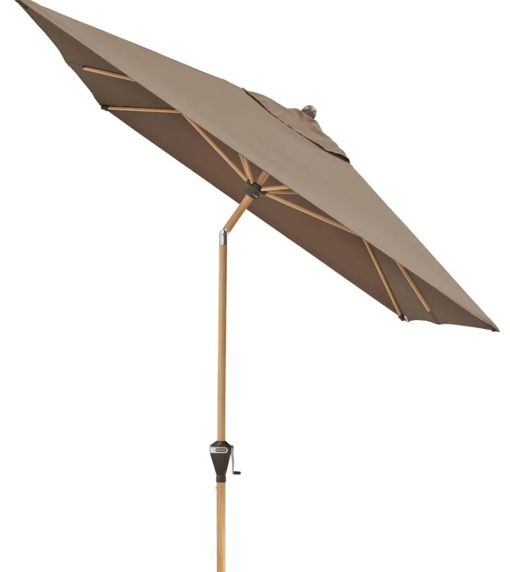 Doppler Sonnenschirme - Sonnenschirm Aluwood Ultra, rechteckig, ca. B300/T200 cm Taupe