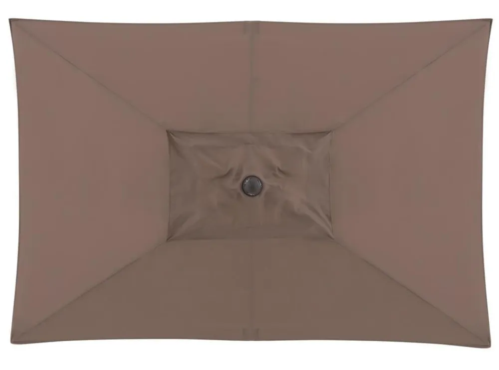 Doppler Sonnenschirme - Sonnenschirm Aluwood Ultra, rechteckig, ca. B210/T140 cm Taupe