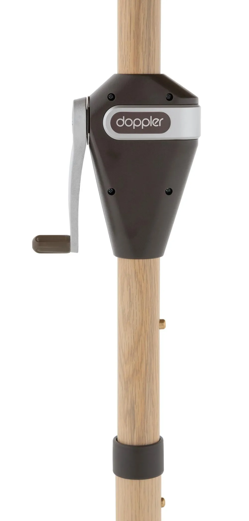 Doppler Sonnenschirme - Sonnenschirm Aluwood Ultra, rechteckig, ca. B210/T140 cm Taupe